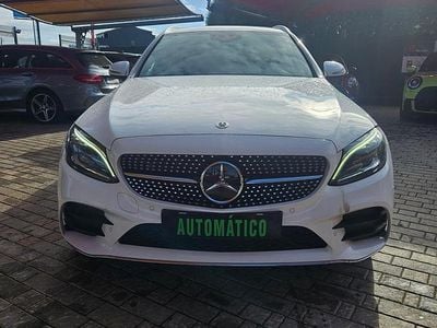 Branco Usado 2020 Mercedes C300 AMG line Carrinha | € 34.990