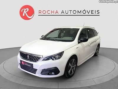 Branco Usado 2018 Peugeot 308 GT-line Carrinha | € 12.999 (Preço justo)