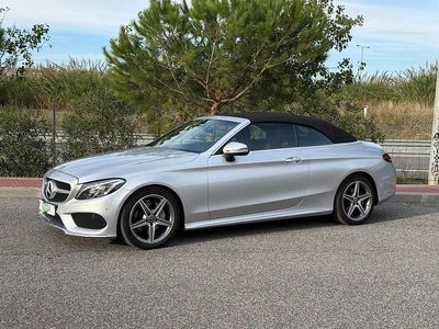 Cinza Usado 2018 Mercedes C220 Cabrios | € 35.980