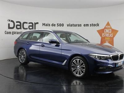 Usado BMW 520 Sport Line 190 HP (139 kW) 2018 Azul Sedan