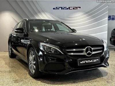 Preto Usado 2015 Mercedes C220 Avantgarde Carrinha | € 21.900 (Preço justo)