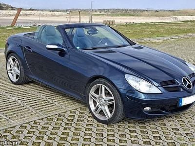 Usado Mercedes SLK200 163 HP (119 kW) 2004 Azul Cabrios