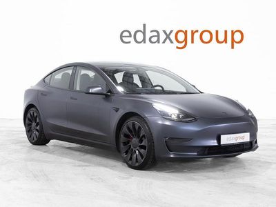 Cinza Usado 2022 Tesla Model 3 Performance Sedan | € 32.990 (Preço elevado)