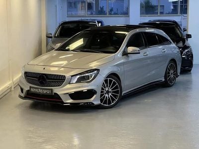 Cinza prata Usado 2015 Mercedes CLA200 Shooting Brake AMG line Carrinha | € 19.990 (Preço justo)