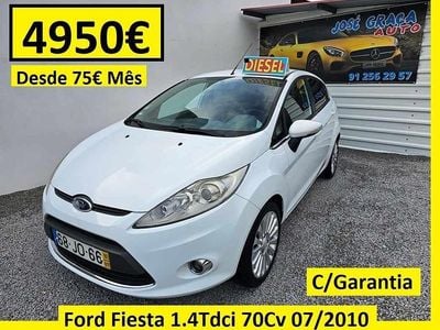 Branco Usado 2010 Ford Fiesta | € 4.950 (Preço elevado)