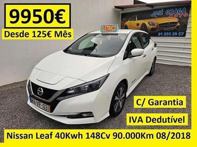 Usado Nissan Leaf 110 kW (150 HP) 2018 Branco Citadino