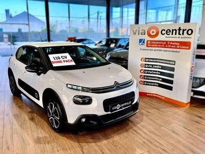 Branco Usado 2019 Citroën C3 PureTech Citadino | € 12.250 (Preço justo)