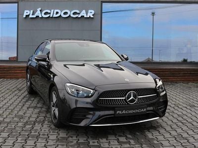 Cinza Usado 2021 Mercedes E300 AMG line Sedan | € 38.400 (Preço justo)