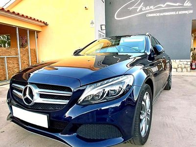Azul Usado 2015 Mercedes C350 Avantgarde Carrinha | € 18.500