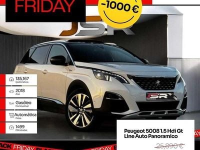 Branco Usado 2018 Peugeot 5008 GT-line SUV | € 24.890 (Preço elevado)