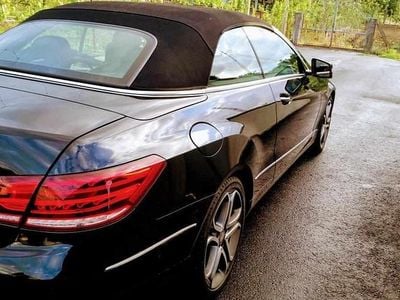 Preto Usado 2014 Mercedes E220 Cabrios | € 23.299 (Preço justo)