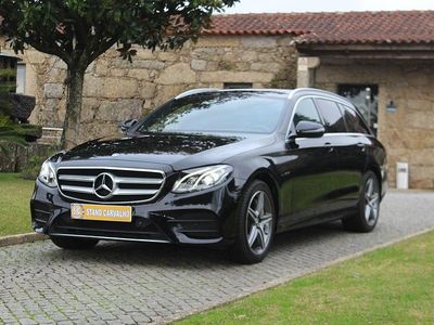 Usado Mercedes E300 AMG line 194 HP (142 kW) 2019 Preto Carrinha