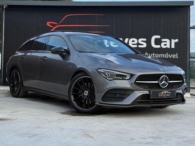 Cinza Usado 2020 Mercedes CLA220 Shooting Brake AMG line Carrinha | € 34.900