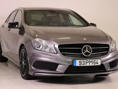 Usado Mercedes A200 AMG line 136 HP (100 kW) 2015 Cinza Citadino