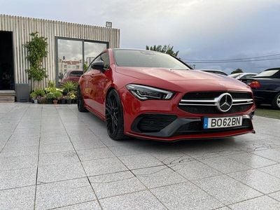 Vermelho Usado 2019 Mercedes CLA35 AMG Shooting Brake AMG Carrinha | € 50.000