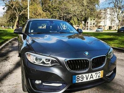 Usado BMW 218 143 HP (105 kW) 2015 Cinzento Coupé