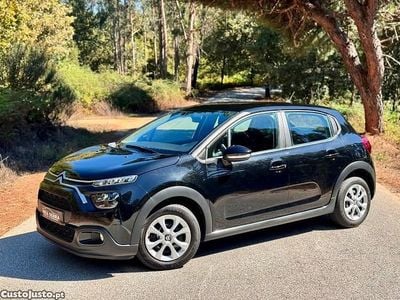 Preto Usado 2021 Citroën C3 Feel Citadino | € 14.350 (Preço justo)