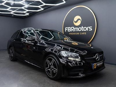 Preto Usado 2018 Mercedes C180 AMG line Carrinha | € 24.990 (Caro)