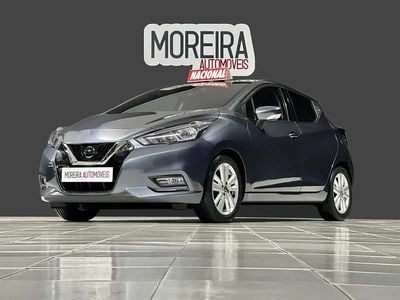 Usado Nissan Micra Acenta 101 HP (74 kW) 2019 Cinzento Citadino