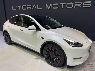 Branco Usado 2022 Tesla Model Y Performance SUV | € 36.900 (Preço justo)