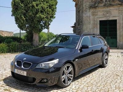 Preto Usado 2007 BMW 520 Sport Line Carrinha | € 8.500 (Preço justo)