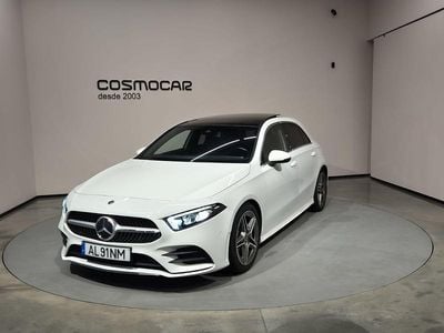 Branco Usado 2021 Mercedes A200 AMG line | € 26.900 (Bom preço)