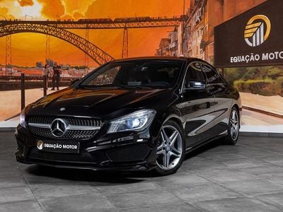 Preto Usado 2015 Mercedes CLA180 AMG line Sedan | € 14.900 (Preço justo)