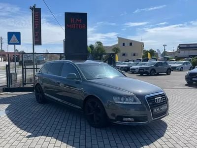 Usado Audi A6 S-Line 240 HP (176 kW) 2009 Cinza escuro Carrinha