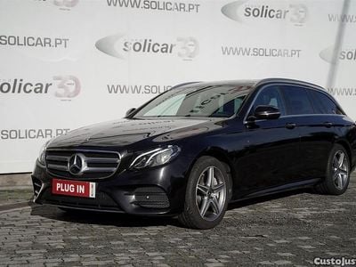 Usado Mercedes E300 AMG line 306 HP (225 kW) 2019 Preto Carrinha
