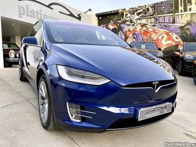 Azul Usado 2020 Tesla Model X Performance SUV | € 57.950 (Preço justo)
