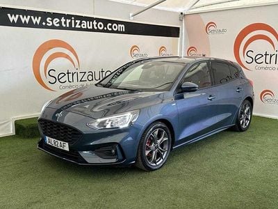 Azul Usado 2021 Ford Focus ST-Line | € 18.970 (Preço justo)
