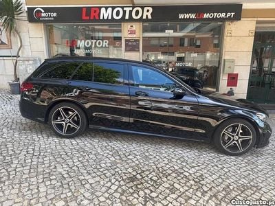 Usado Mercedes C200 AMG line 160 HP (117 kW) 2019 Preto Carrinha