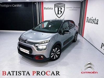 Cinzento Usado 2021 Citroën C3 PureTech | € 10.900 (Preço justo)