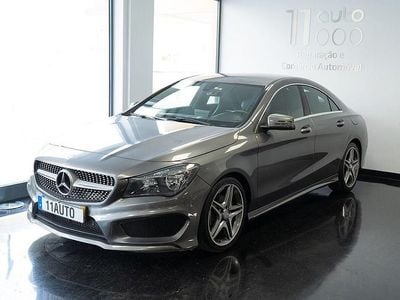 Usado Mercedes CLA180 AMG line 109 HP (80 kW) 2015 Cinza Sedan