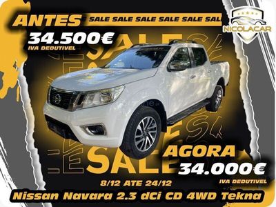 usado Nissan Navara 2.3 dCi CD 4WD Tekna