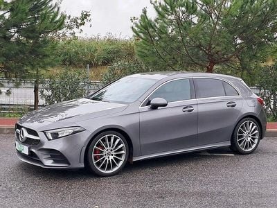Usado Mercedes A180 AMG line 116 HP (85 kW) 2022 Cinza Sedan