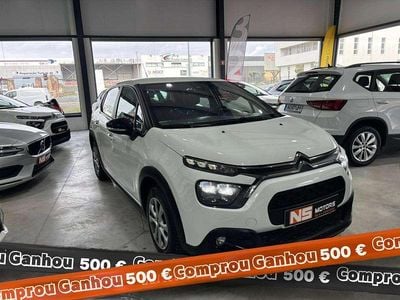 Branco Usado 2021 Citroën C3 Feel | € 12.500 (Preço justo)