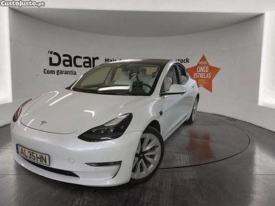 Branco Usado 2021 Tesla Model 3 Long Range AWD Sedan | € 26.599 (Preço justo)