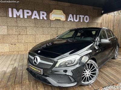 Preto Usado 2017 Mercedes A180 AMG Citadino | € 18.990 (Preço justo)