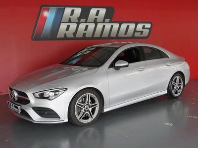 Cinza Usado 2021 Mercedes CLA200 AMG line Sedan | € 33.950 (Preço justo)