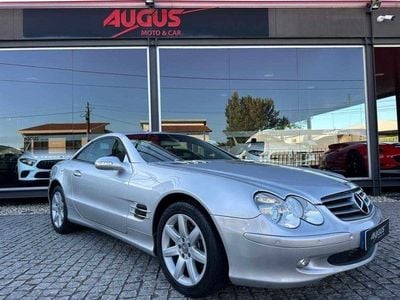 Usado Mercedes SL350 245 HP (180 kW) 2003 Cinzento Cabrios