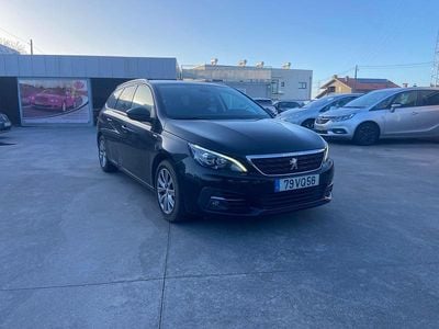Usado Peugeot 308 Style 130 HP (95 kW) 2018 Preto Carrinha
