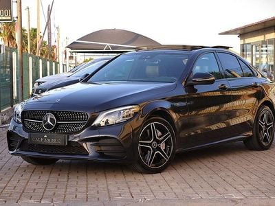 Preto Usado 2021 Mercedes C300e AMG line Sedan | € 39.990 (Caro)