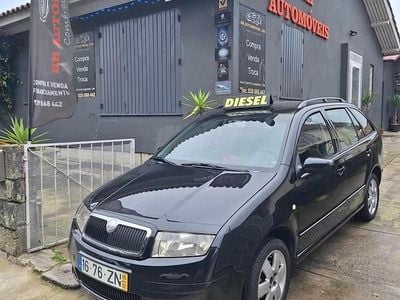 Usado Skoda Fabia 75 HP (55 kW) 2005 Preto Carrinha
