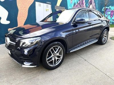 Azul Usado 2018 Mercedes GLC250 AMG line Coupé | € 39.850 (Super Preço)