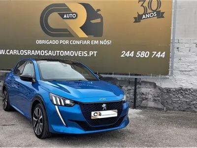 Usado Peugeot e-208 GT-line 100 kW (136 HP) 2020 Azul Citadino