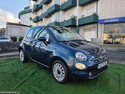 Azul Usado 2020 Fiat 500 Lounge Citadino | € 15.950 (Preço elevado)