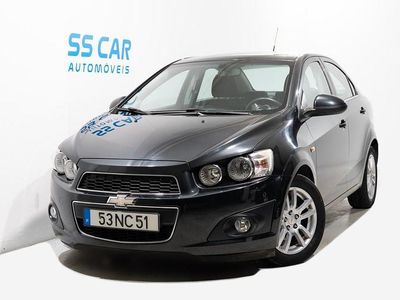 Usado Chevrolet Aveo LT 95 HP (69 kW) 2012 Preto Sedan