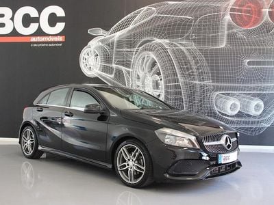 Usado Mercedes A180 AMG line 109 HP (80 kW) 2016 Preto