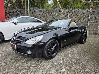 Preto Usado 2008 Mercedes SLK200 Cabrios | € 15.900 (Preço justo)